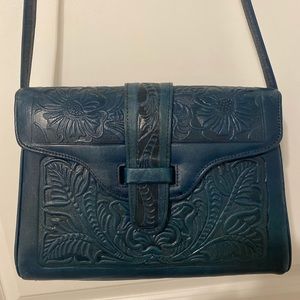 Artisan leather purse
